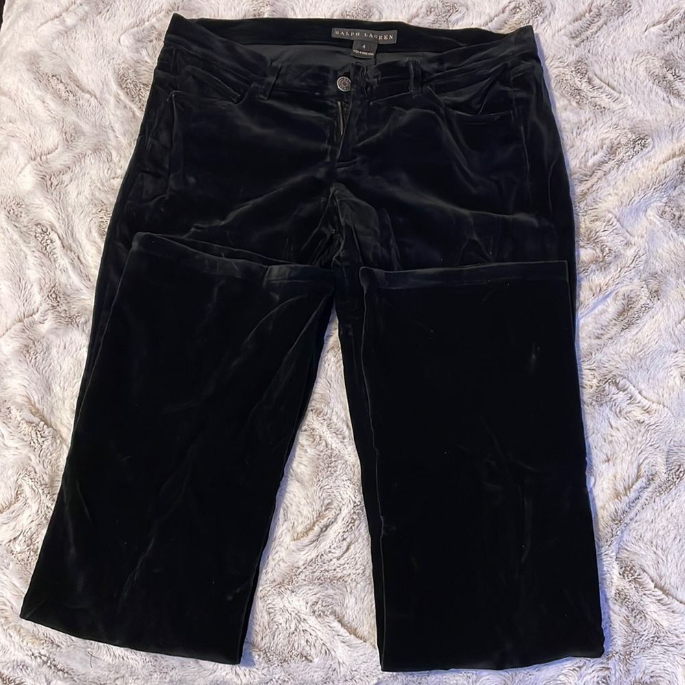 RALPH LAUREN VELOUR PANTS